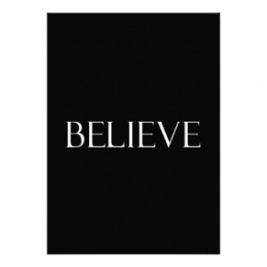 Believe Quotes Inspirational Faith Quote Personalized Invitation