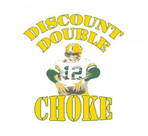 Double Choke Shirt Funny Aaron Rodgers Green Bay Packers Jersey