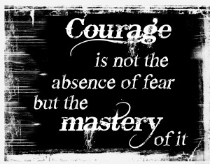 Courage quote on hd