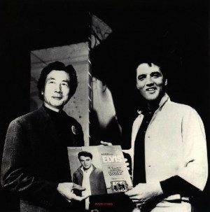 Here's one of Elvis visiting Dewey Phillips at WHBQ in Memphis ...