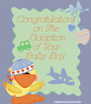Congrats adopted BOY