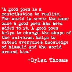 good poem... Dylan Thomas #quotes #poetry