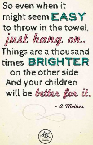 Motivational quote via Mother's Letters