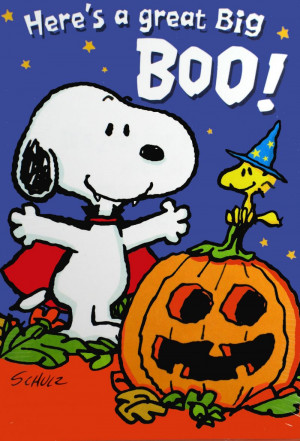 Snoopy Halloween Card Set