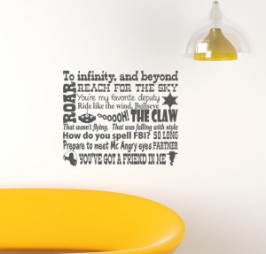 Infinity and Beyond Vinyl Decor Wall Subway art Lettering Words Quotes ...