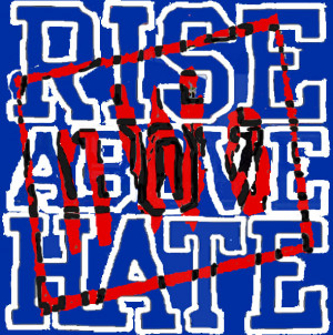 Rise Above Hate Tfhakofan