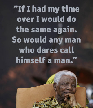 As he left this world one quote will always stay imbedded in people ...