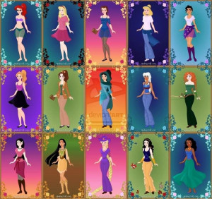Disney Character Quotes Fashionable disney princesses