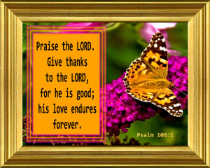 THANKSGIVING & PRAISE BIBLE VERSES