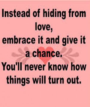 hiding love,..