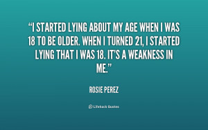 Started Lying About My Age When I Was 18 To Be Older