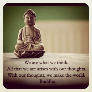 We are what we think. All that we are arises with our thoughts. With ...