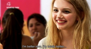 cassie, cute, lies, quote, skins, subtitle - inspiring picture on ...
