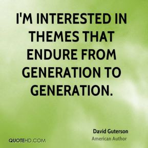 More David Guterson Quotes