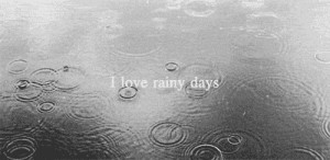 ... White text quotes rain black & white text gif rainy days rain drops