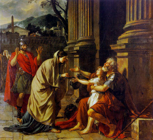 ARTE: Belisario chiede l’elemosina, David, analisi opera.