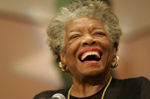 Poet Maya Angelou's heart sings for health care at UAB event