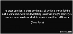 More Anne Perry Quotes