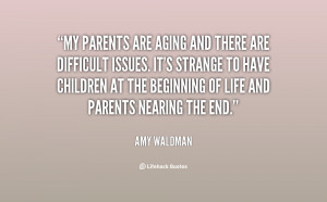 Inspirational Quotes About Aging Parents