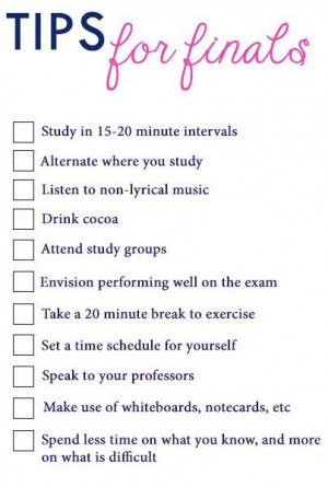 study #finals