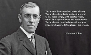 ... you find someone who has said it very well i agree with woodrow do you
