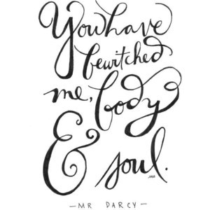Pride and Prejudice Quote, Mr. Darcy Quote, Jane Austen Quote, Book ...