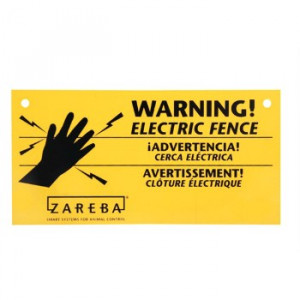 ... fencing accessories electric fence warning sign electric fence warning