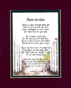 Funny Son In Law Poems