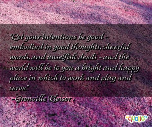 Intention Quotes