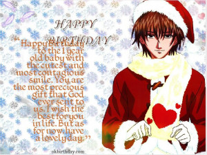 Happy Birthday to the 1 year old baby with the cutest and most ...