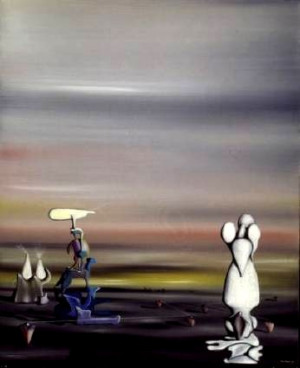 Yves Tanguy was originally a merchant seaman After seeing a picture