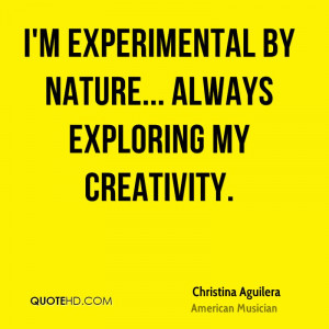 experimental by nature... always exploring my creativity.