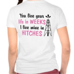 Oilfield | Offshore Hitches Girlfriend Tee Shirts