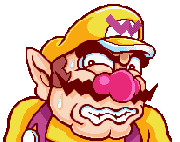 Wario after seeing the .gif above him.