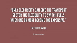 Only electricity can give the transport sector the flexibility to ...