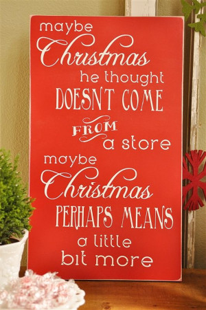 the famous Grinch quote about Christmas