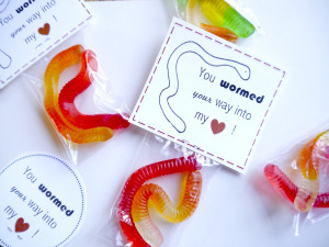 ... , gummy worms! They are part of this sweet Worm Valentine by CRAFT