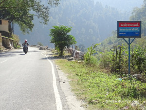 This photo was taken near Rudraprayag town in Uttarakhand.