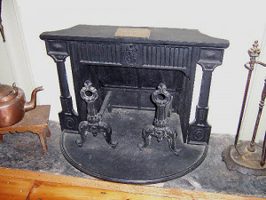 Original stove given to Paine by Benjamin Franklin