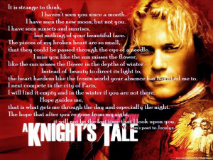 KNIGHT'S TALE [2001]