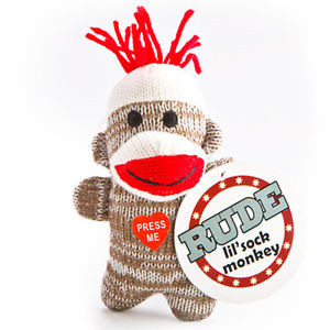 ... -Sock-Monkey-Plush-R-Rated-R-Talking-Key-Chain-Funny-Joke-11-Sayings