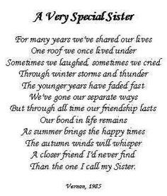 sister poem more special sisters funny quotes sisters birthday quotes ...