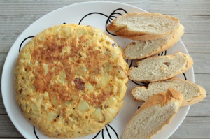 Tortilla Espanola. Or what I like to call a little piece of heaven.
