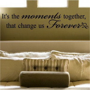 wall quote decal master bedroom and they lived happily ever after