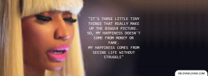 Click below to upload this Nicki Minaj Quote Cover!