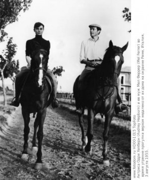 Audrey Hepburn And Mel Ferrer