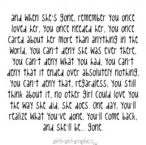 ... one she deserves, and he will make her the happiest girl in the world