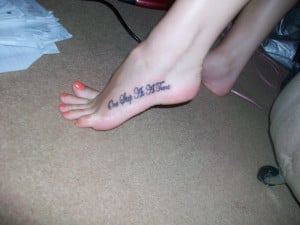 Cute Tattoo Quotes For Your Foot