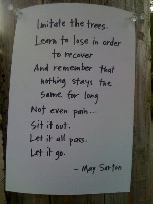 May Sarton. Such a brilliant woman.Wonderfully Gifted Songbirds