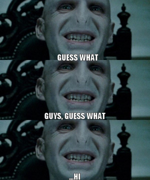 Harry Potter Voldemort XD